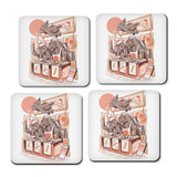 Kaiju Food Vendors - Coasters