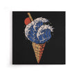 Kanagawa Ice Cream - Canvas Print