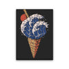 Kanagawa Ice Cream - Canvas Print