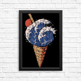 Kanagawa Ice Cream - Posters & Prints