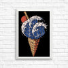 Kanagawa Ice Cream - Posters & Prints