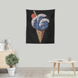 Kanagawa Ice Cream - Wall Tapestry