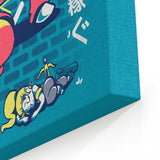 Karaoke Fight - Canvas Print