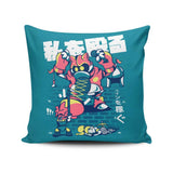 Karaoke Fight - Throw Pillow