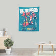 Karaoke Fight - Wall Tapestry