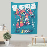 Karaoke Fight - Wall Tapestry