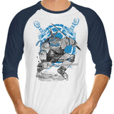Katanas Sumi-e - 3/4 Sleeve Raglan T-Shirt