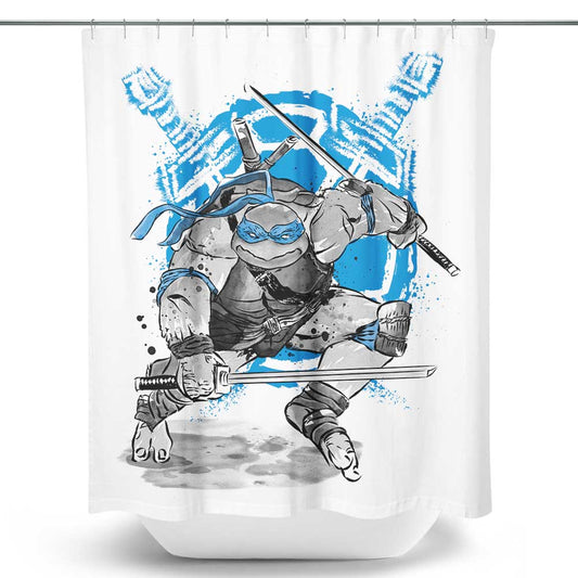 Katanas Sumi-e - Shower Curtain