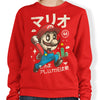 Kawaii Red Plumber - Sweatshirt
