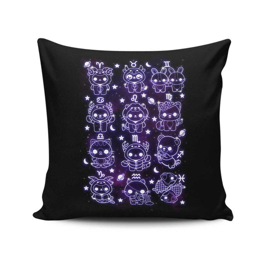 Kawaii Zodiac - Throw Pillow