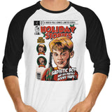 Kevin's Holiday Stories - 3/4 Sleeve Raglan T-Shirt
