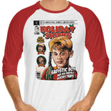 Kevin's Holiday Stories - 3/4 Sleeve Raglan T-Shirt
