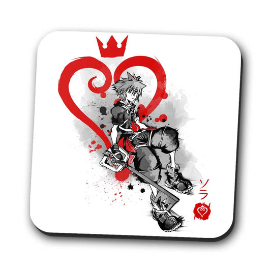 Keyblade Kingdom Sumi-e - Coasters