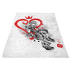 Keyblade Kingdom Sumi-e - Fleece Blanket