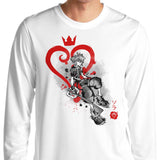Keyblade Kingdom Sumi-e - Long Sleeve T-Shirt