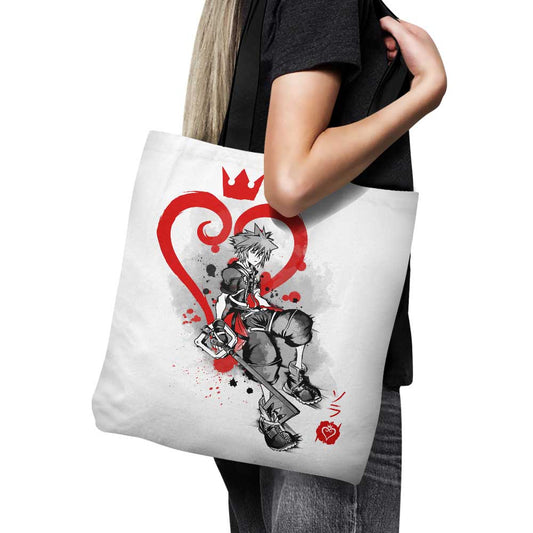 Keyblade Kingdom Sumi-e - Tote Bag
