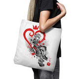 Keyblade Kingdom Sumi-e - Tote Bag