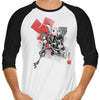 Keyblade Master Sumi-e - 3/4 Sleeve Raglan T-Shirt
