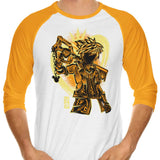 Keyblade Silhouette - 3/4 Sleeve Raglan T-Shirt