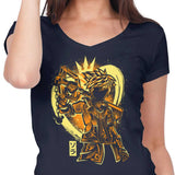 Keyblade Silhouette - Women's V-Neck