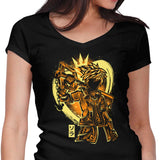 Keyblade Silhouette - Women's V-Neck