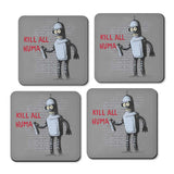 Kill All Humans - Coasters