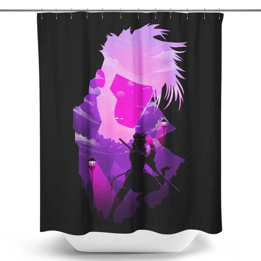 Kinetic Landscape - Shower Curtain