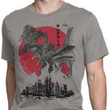 King of Terror Rising Sumi-e - Men's Apparel