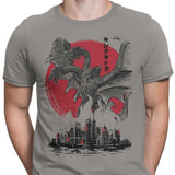 King of Terror Rising Sumi-e - Men's Apparel