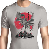 King of Terror Rising Sumi-e - Men's Apparel