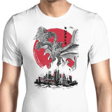 King of Terror Rising Sumi-e - Men's Apparel