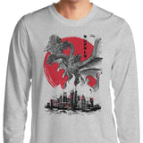 King of Terror Rising Sumi-e - Long Sleeve T-Shirt
