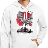 King of Terror Rising Sumi-e - Hoodie