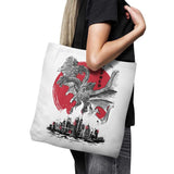 King of Terror Rising Sumi-e - Tote Bag