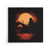 King Silhouette - Canvas Print