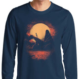 King Silhouette - Long Sleeve T-Shirt