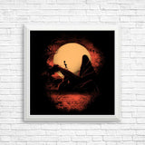 King Silhouette - Posters & Prints