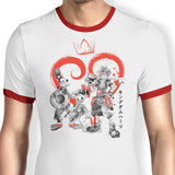 Kingdom Sumi-e - Ringer T-Shirt