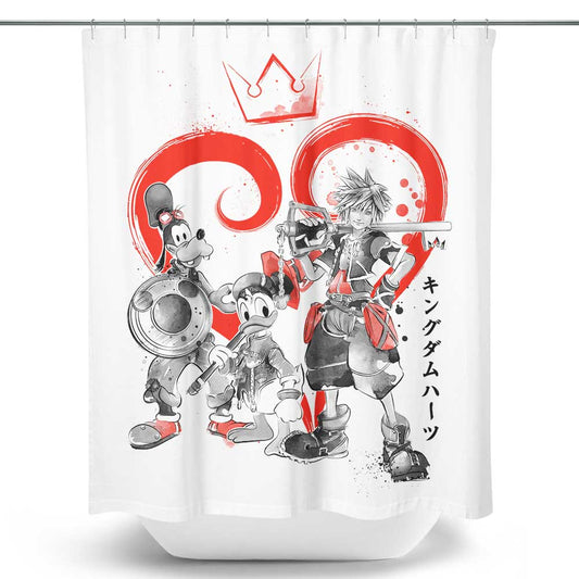 Kingdom Sumi-e - Shower Curtain