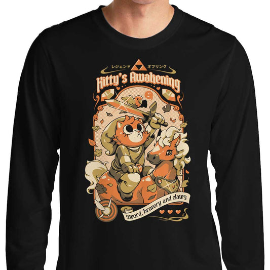 Kitty's Awakening - Long Sleeve T-Shirt