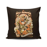 Kitty's Awakening - Throw Pillow