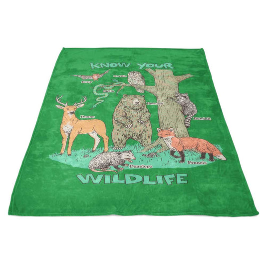 Know Your Wildlife - Fleece Blanket