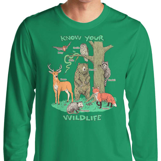 Know Your Wildlife - Long Sleeve T-Shirt