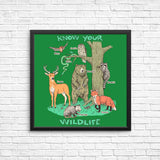 Know Your Wildlife - Posters & Prints