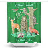 Know Your Wildlife - Shower Curtain