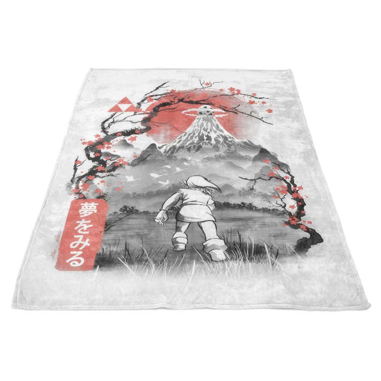 Koholint Sumi-e - Fleece Blanket