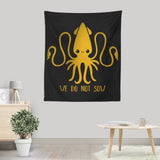 Kraken Kawaii - Wall Tapestry