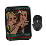 Ladies Yelling Sweater - Mousepad