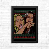 Ladies Yelling Sweater - Posters & Prints