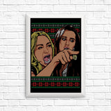 Ladies Yelling Sweater - Posters & Prints